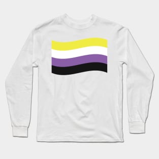 Nonbinary pride flag Long Sleeve T-Shirt